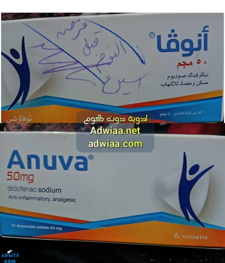 كبسولات Annuva انوفا 50 لعلاج التهاب المفاصل ألم الظهر وآلام العضلات